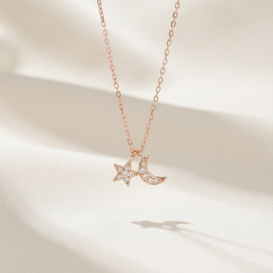 Galaxy Rosegold Necklace