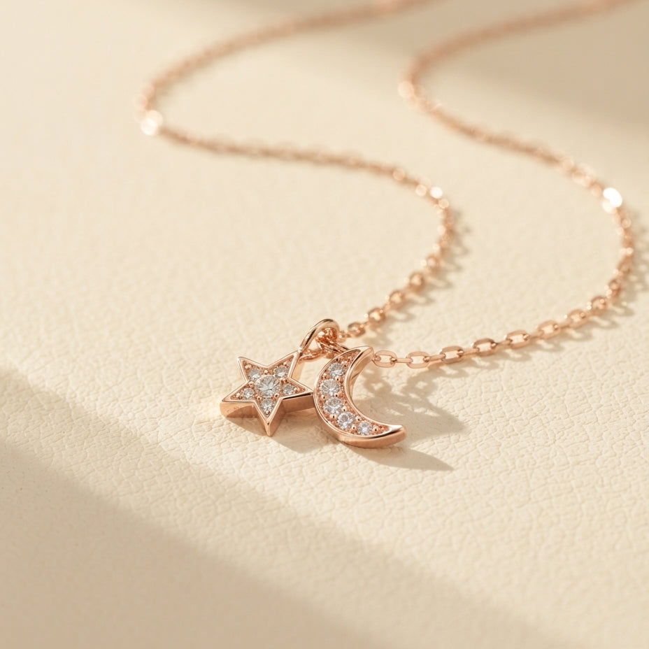 Galaxy Rosegold Necklace