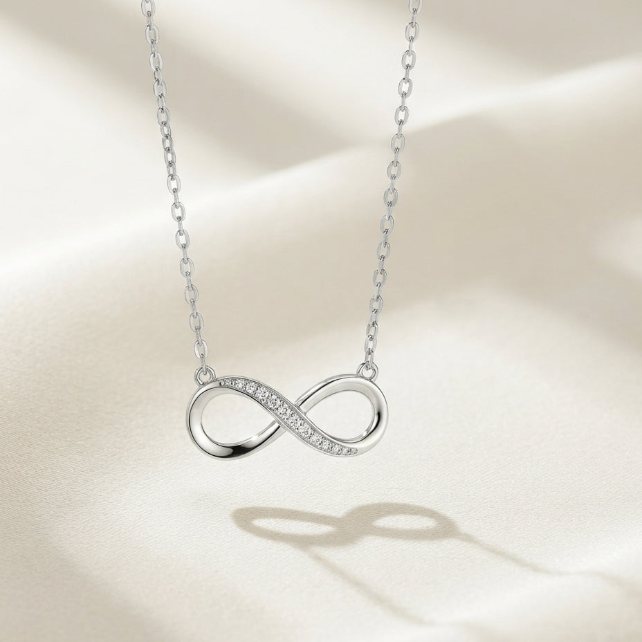 Infinity Silver Necklace