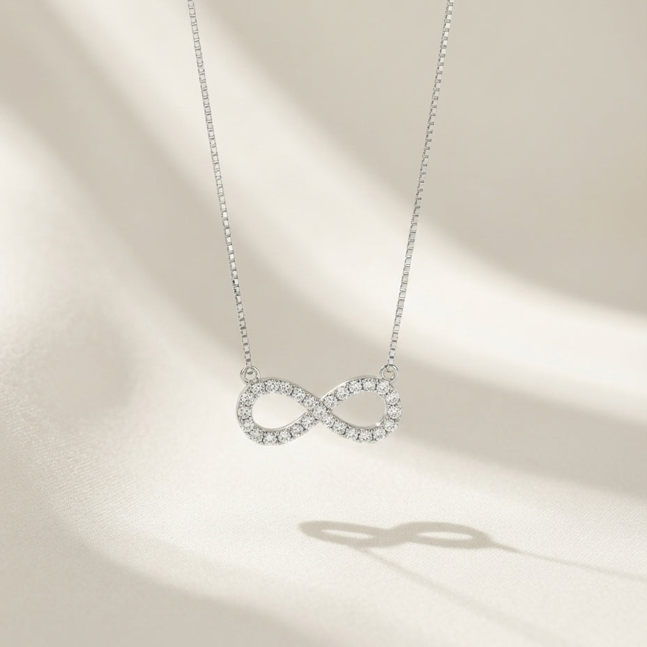 Diamond Infinity Necklace