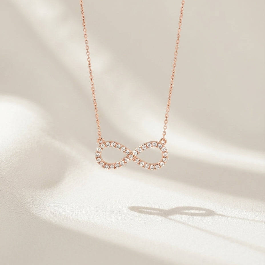 Diamond Infinity Necklace