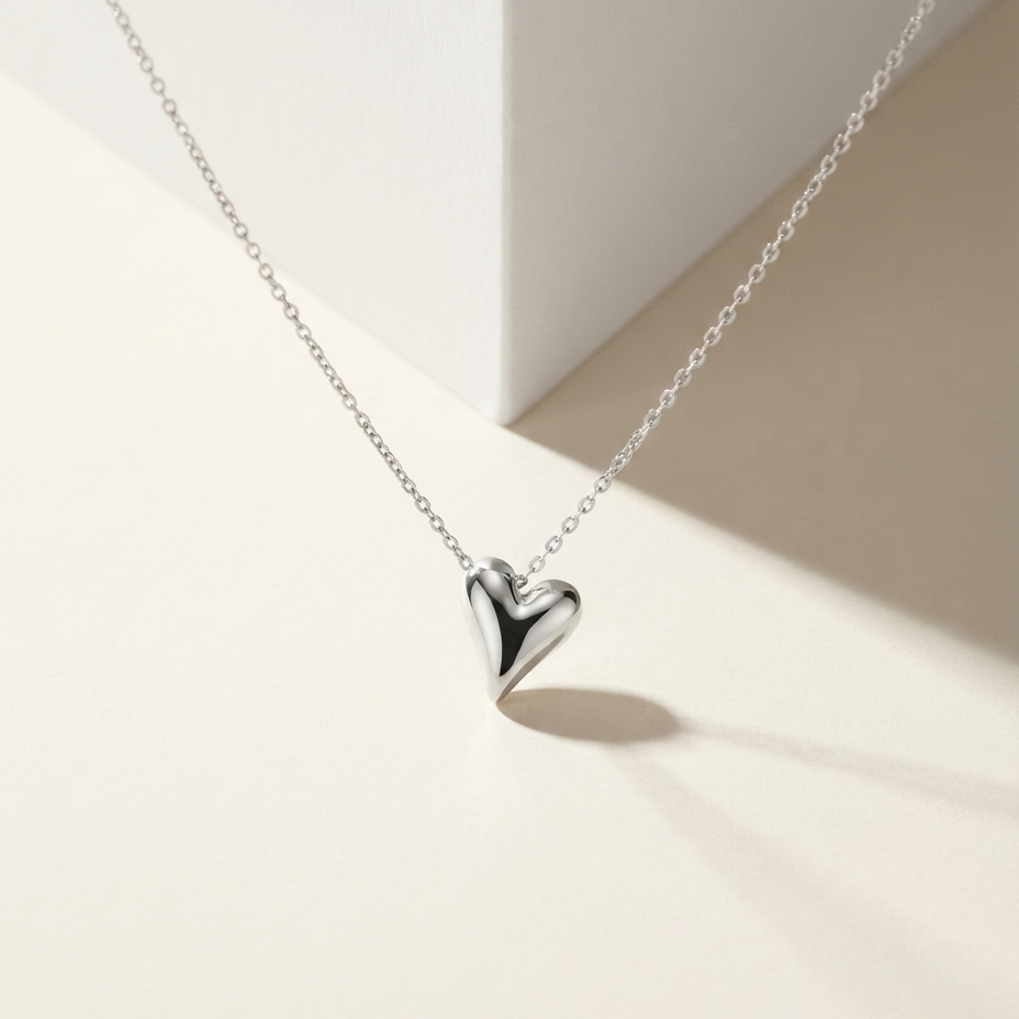 Sleek Heart Necklace