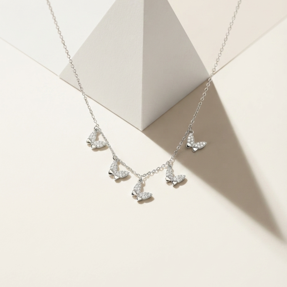 Hanging Butterfly Necklace