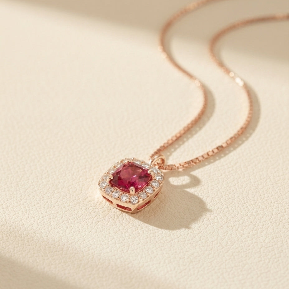 RUBY ROSEGOLD SOLITAIRE