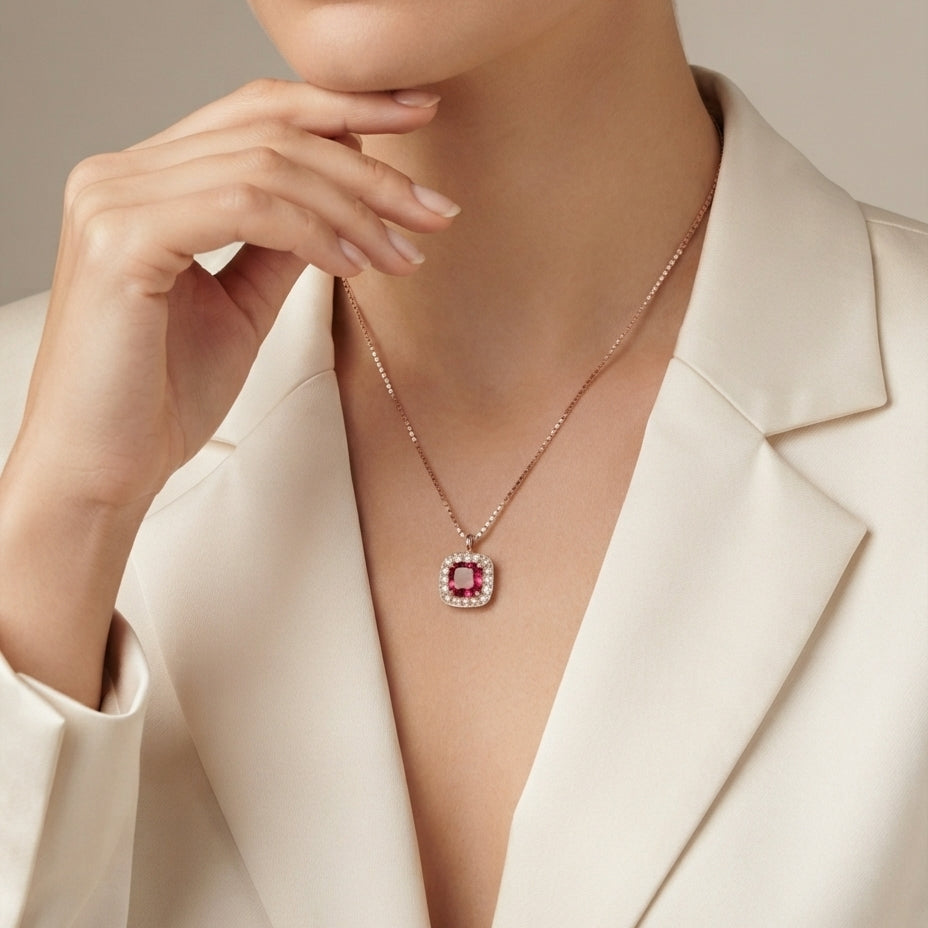 RUBY ROSEGOLD SOLITAIRE