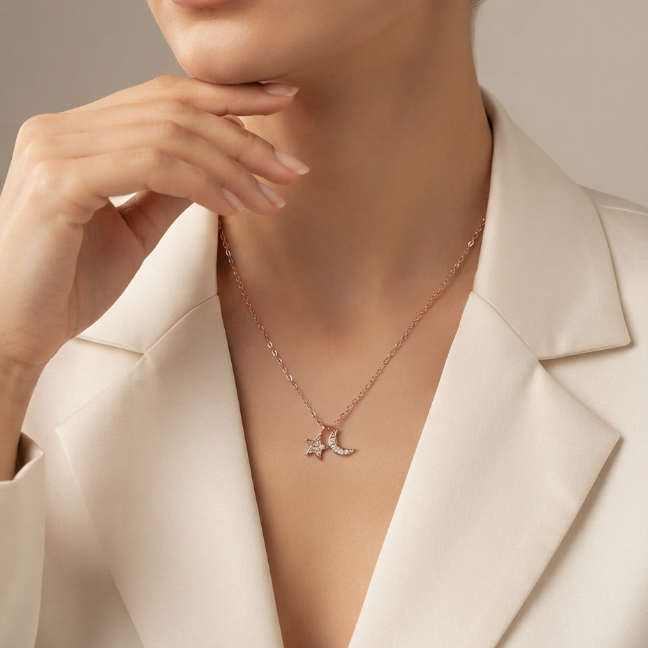 Galaxy Rosegold Necklace