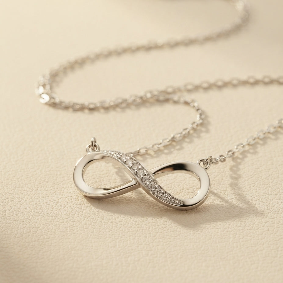 Infinity Silver Necklace