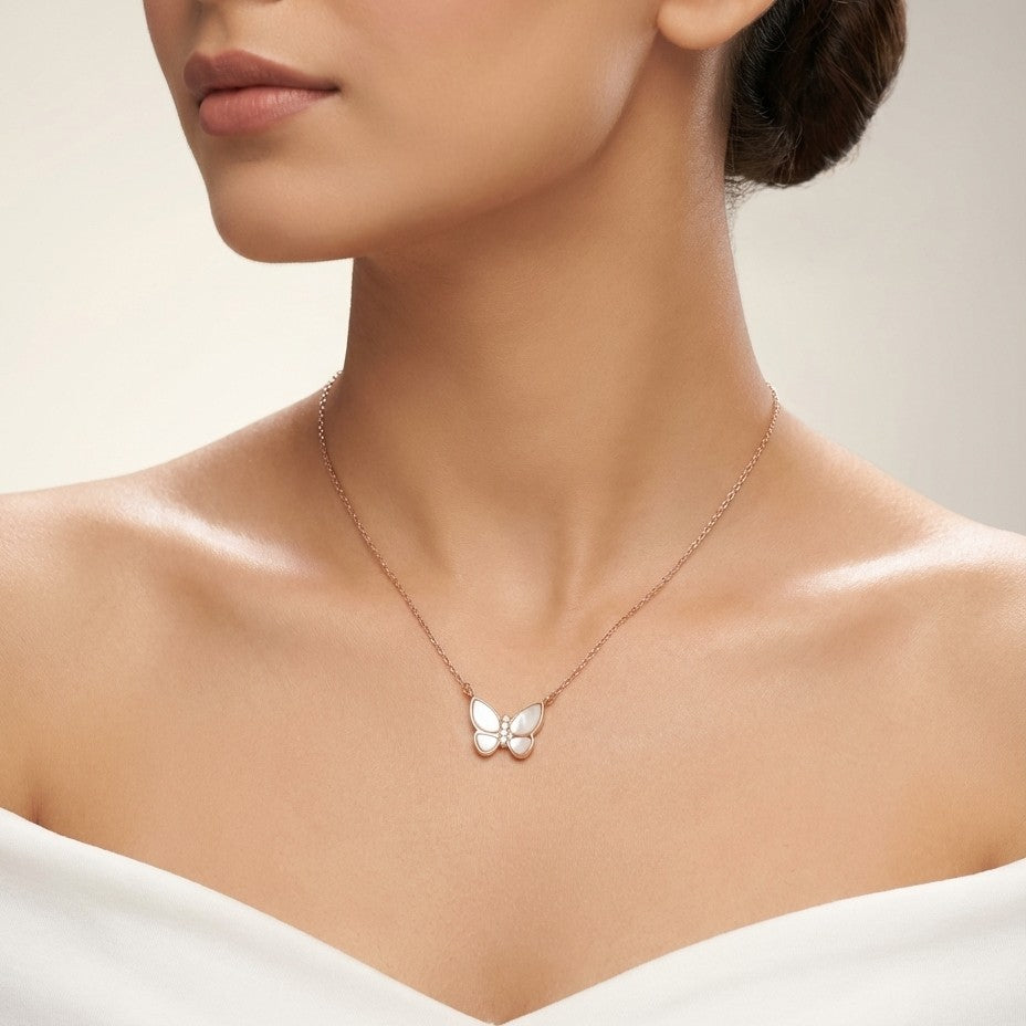 MOP Wings Pendant Set