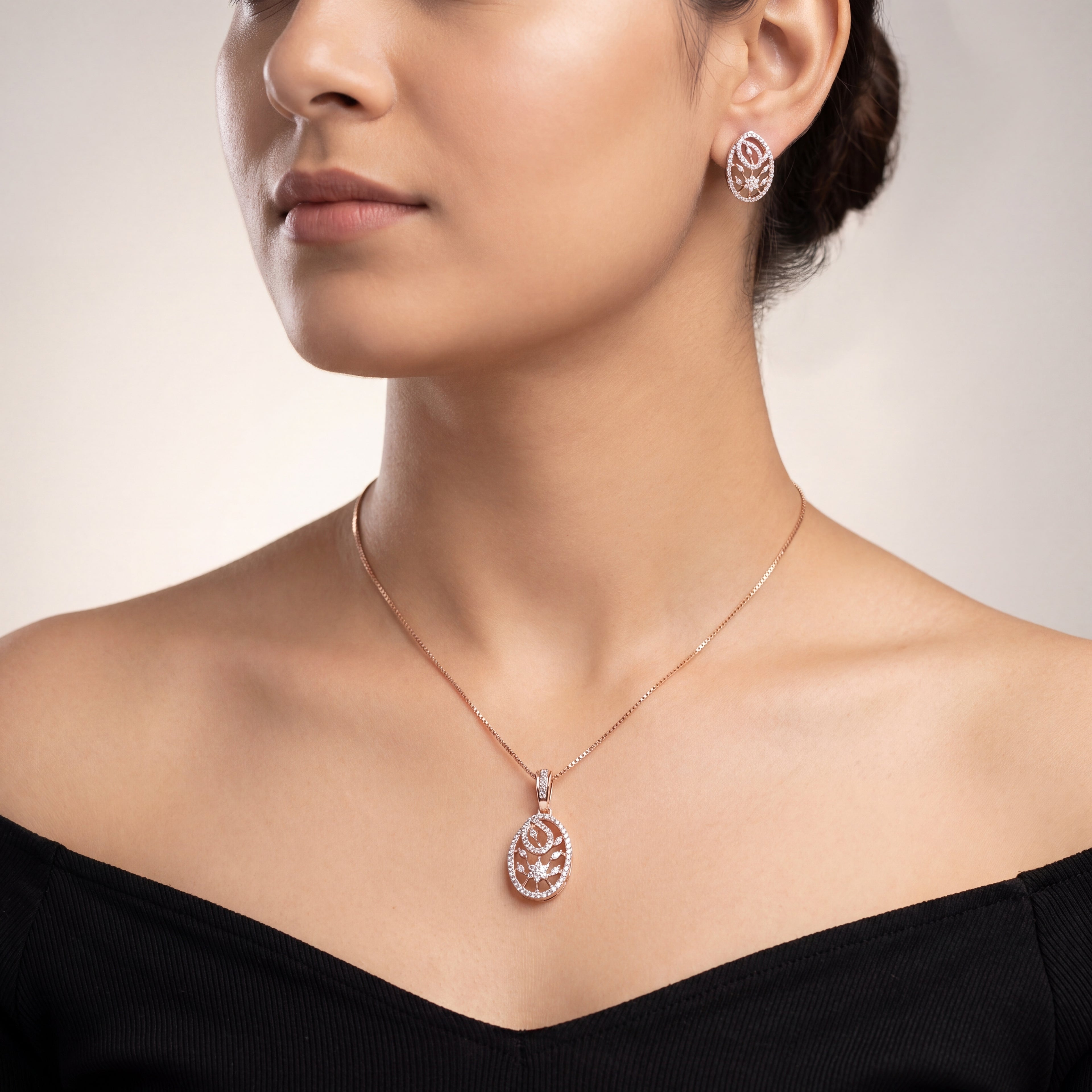 NIA Isla Pearl Pendant Set