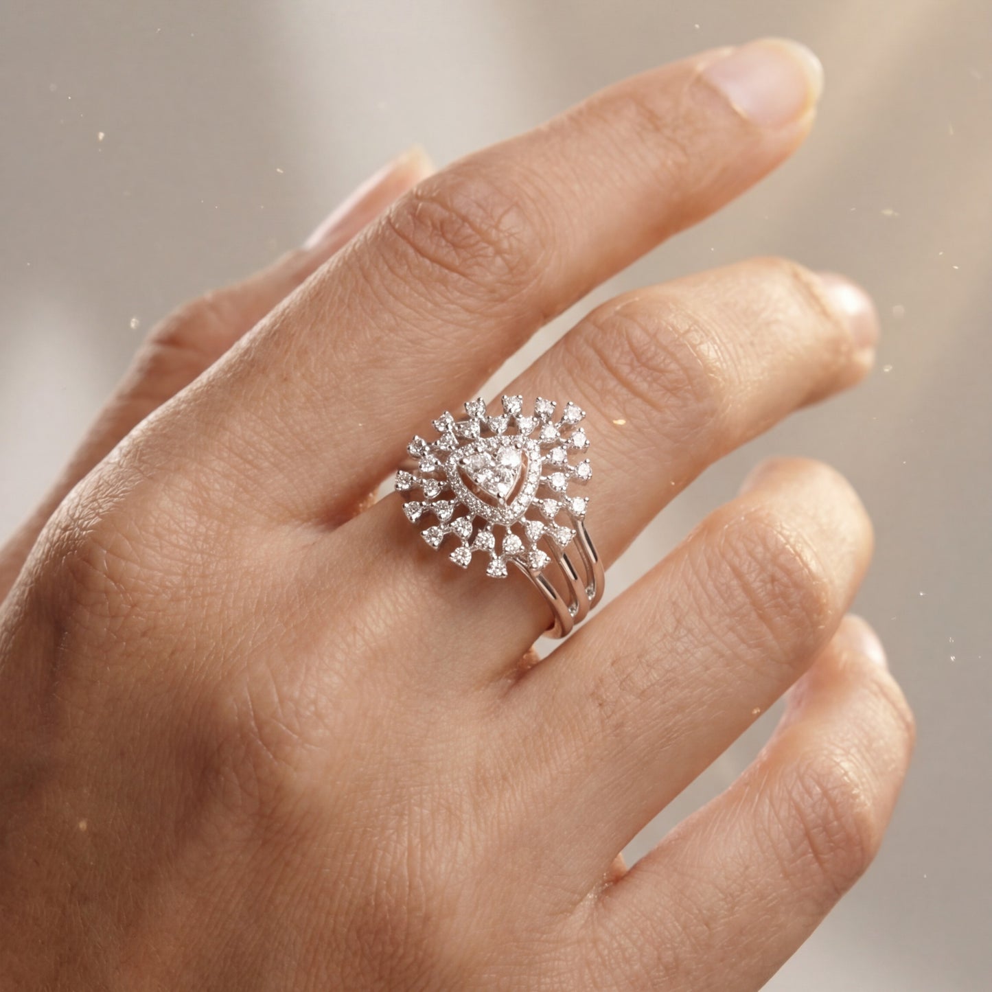 NIA Big Triangle Ring