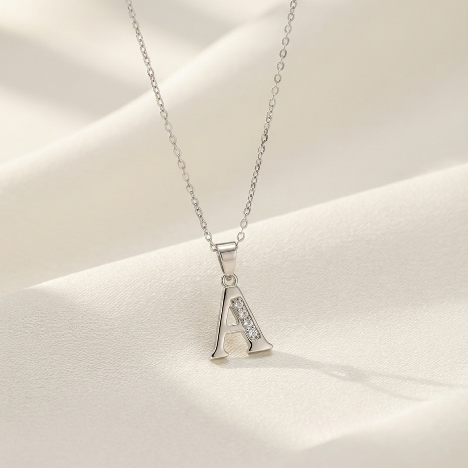 Single Initial Necklace