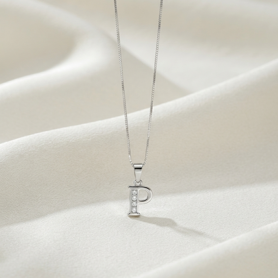 Single Initial Necklace
