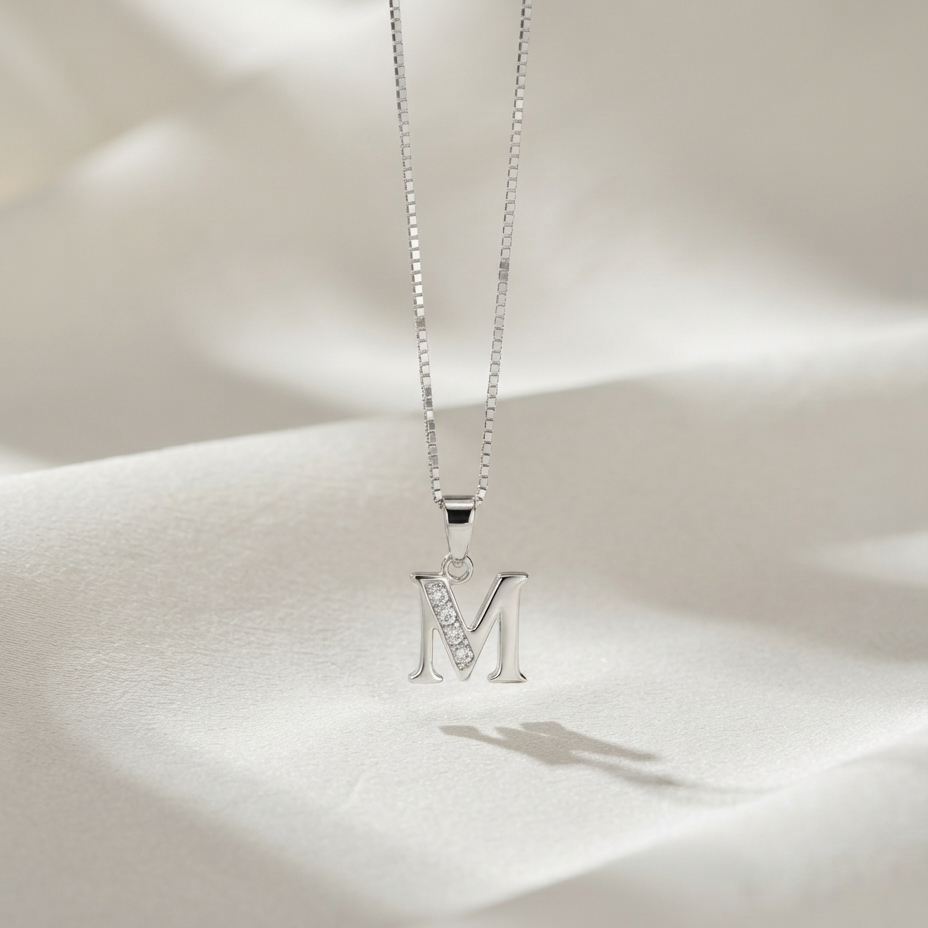 Single Initial Necklace