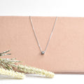 Elegant Dainty Square Pendant Chain