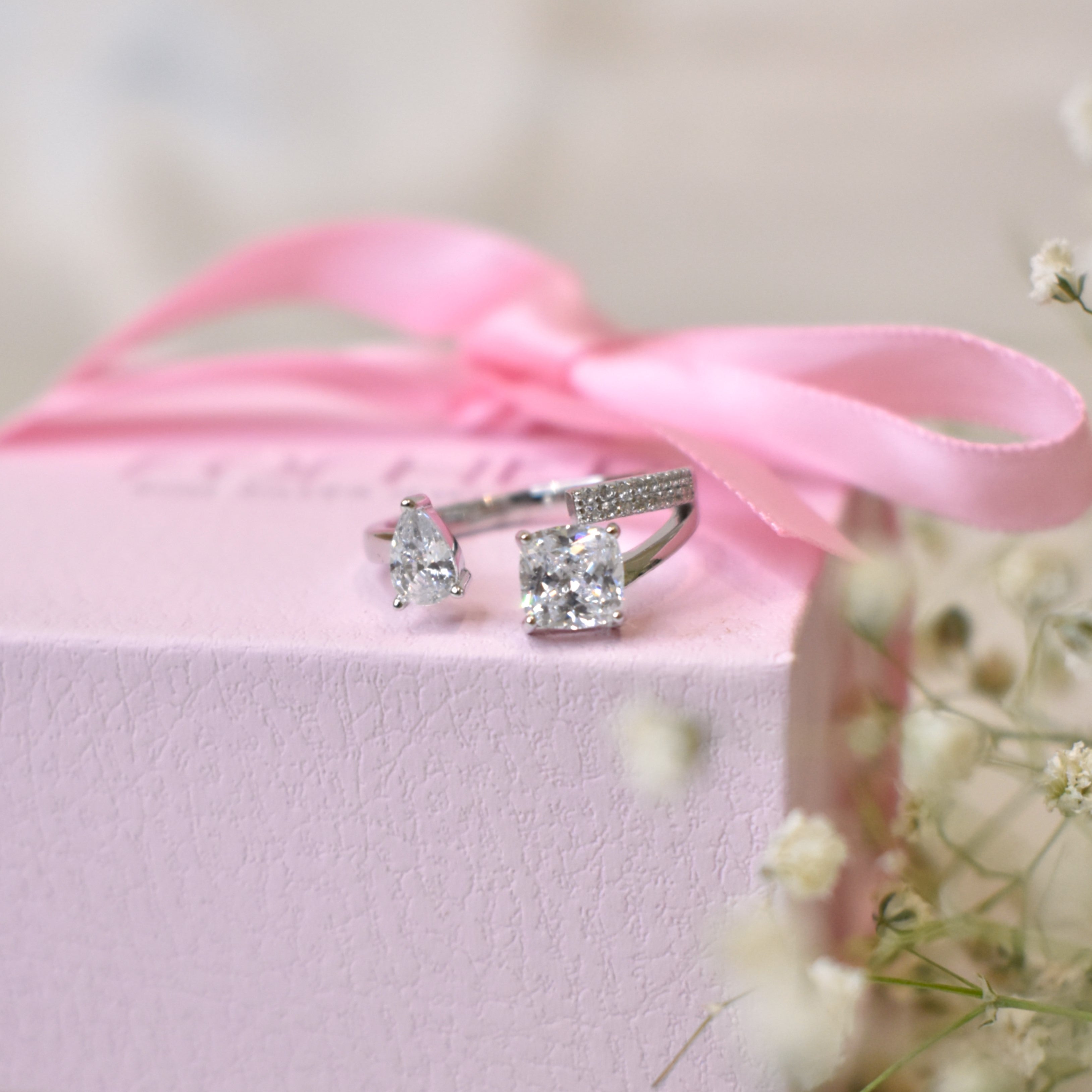Mystic Orbit Sterling Silver Ring