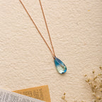Ocean Pendant with Sterling Silver Chain