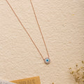 Evil Eye Dainty Pendant Chain