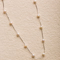 One Line Pearl Necklace