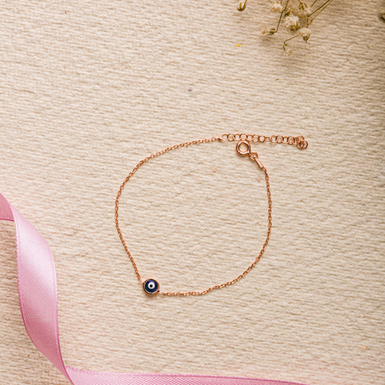 Evil Eye Rosegold Bracelet