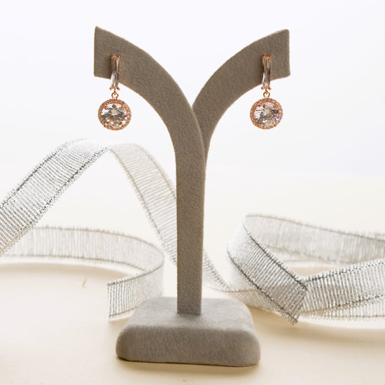 Circular Rosegold Earrings