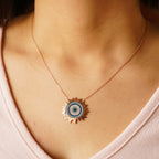 Flawless Chakra Sterling Silver Pendant with Chain