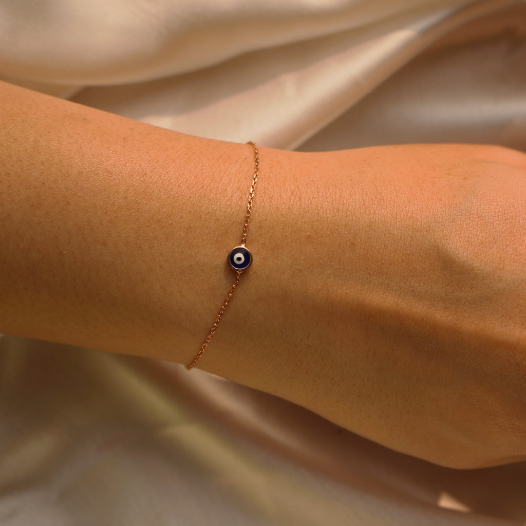 Evil Eye Rosegold Bracelet