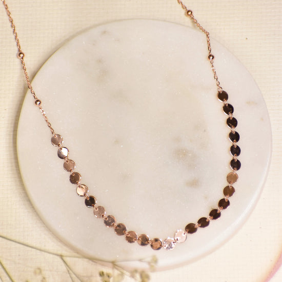 Charming Rosegold Charm Necklace