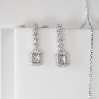 Magnificent Silver Necklace with Earrings