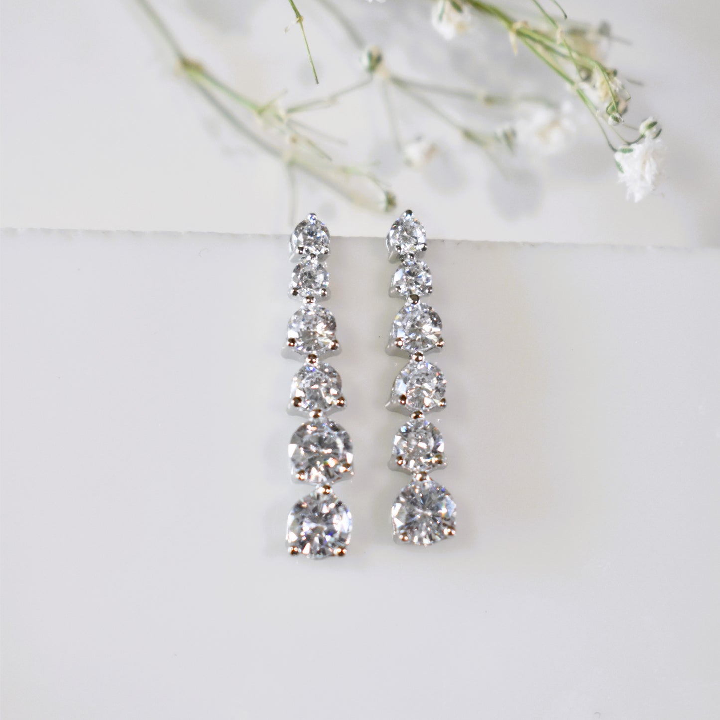 Diamond Necklace with Earrings