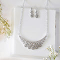 Long Necklace with Earrings
