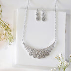 Long Necklace with Earrings