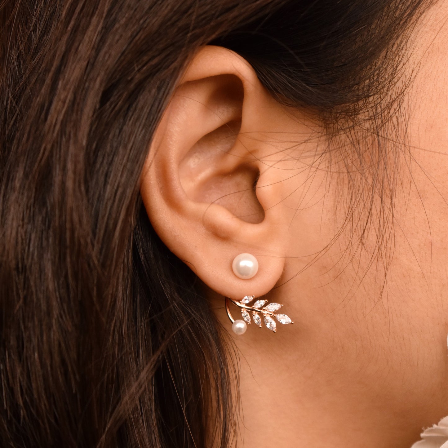 Dainty Rosegold Earrings