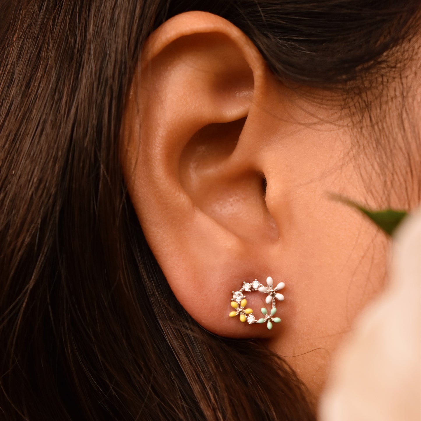 Floral Colorful Earrings