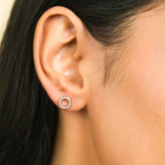 Rosegold Encircle Earrings