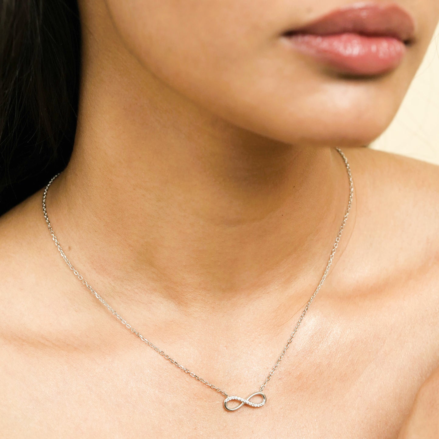 Infinity Pendant with Chain