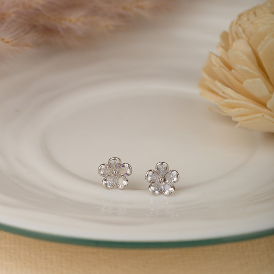 Delicate Flower Earrings