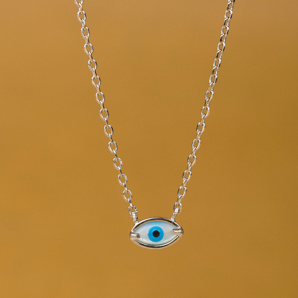 Dainty Evil Eye Pendant Chain