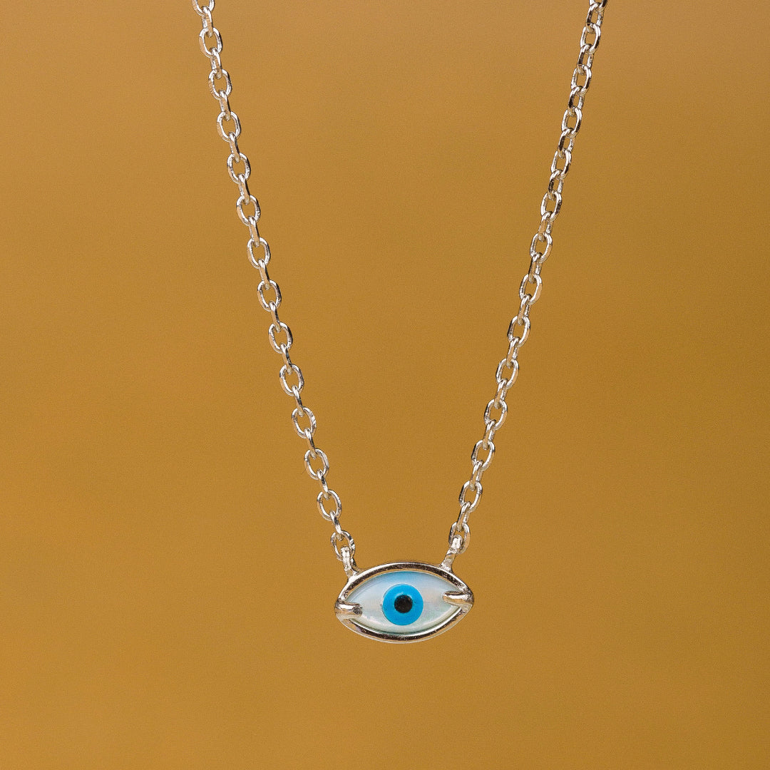 Dainty Evil Eye Pendant Chain