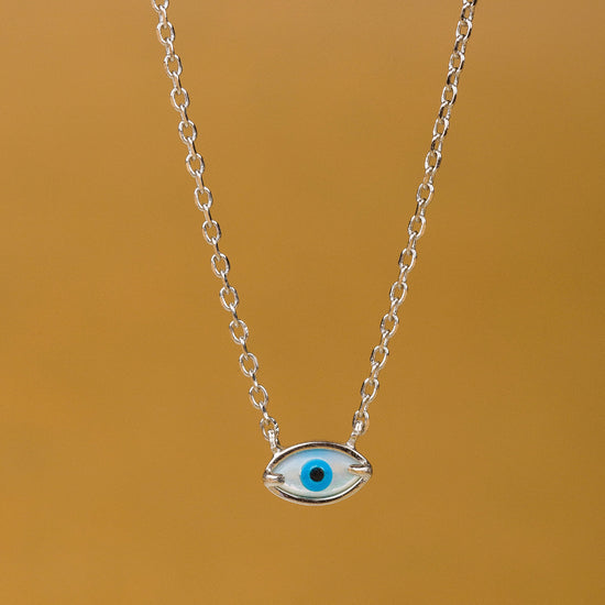 Dainty Evil Eye Pendant Chain