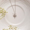 Dancing doll Sterling Silver Pendant Chain