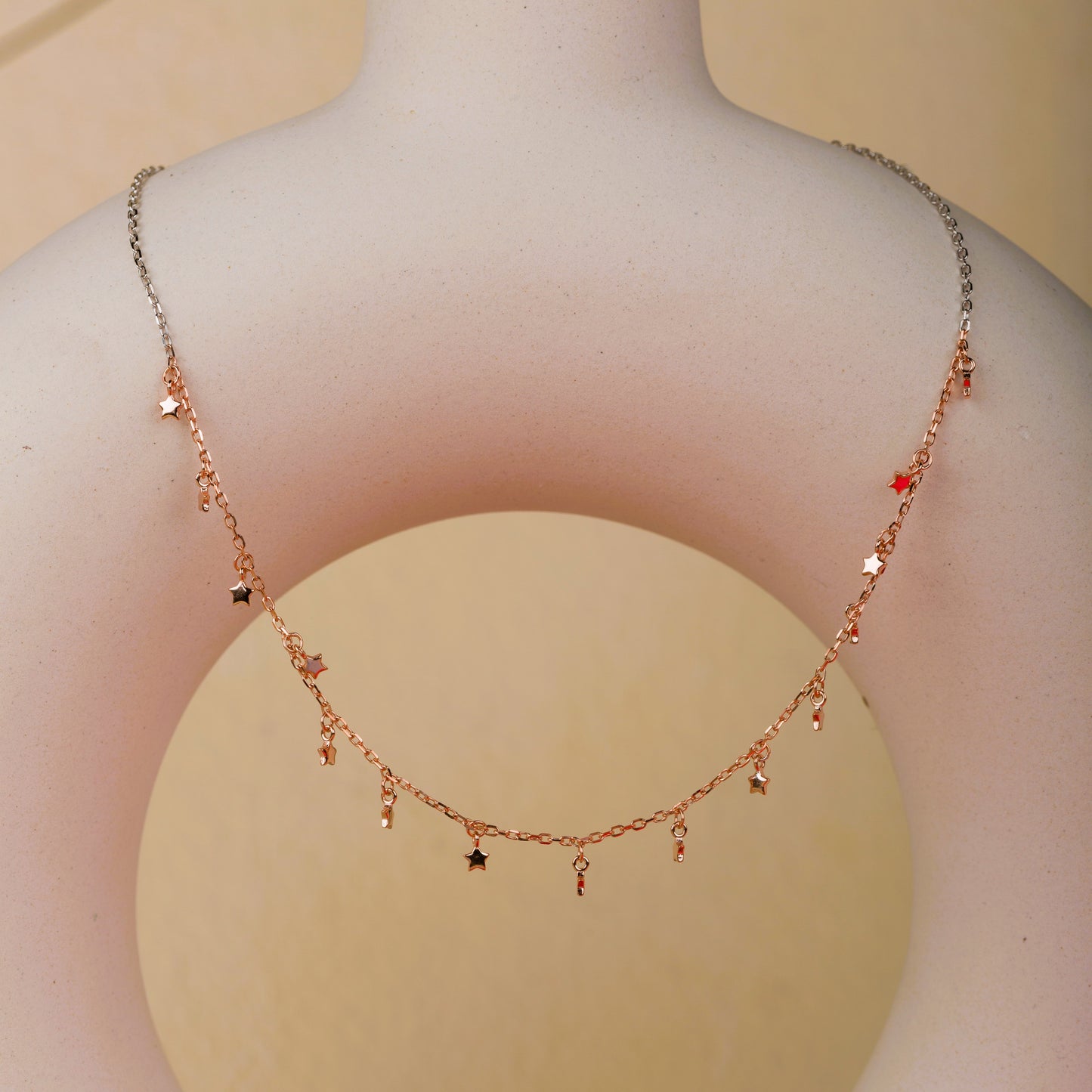 Starry Rosegold Necklace