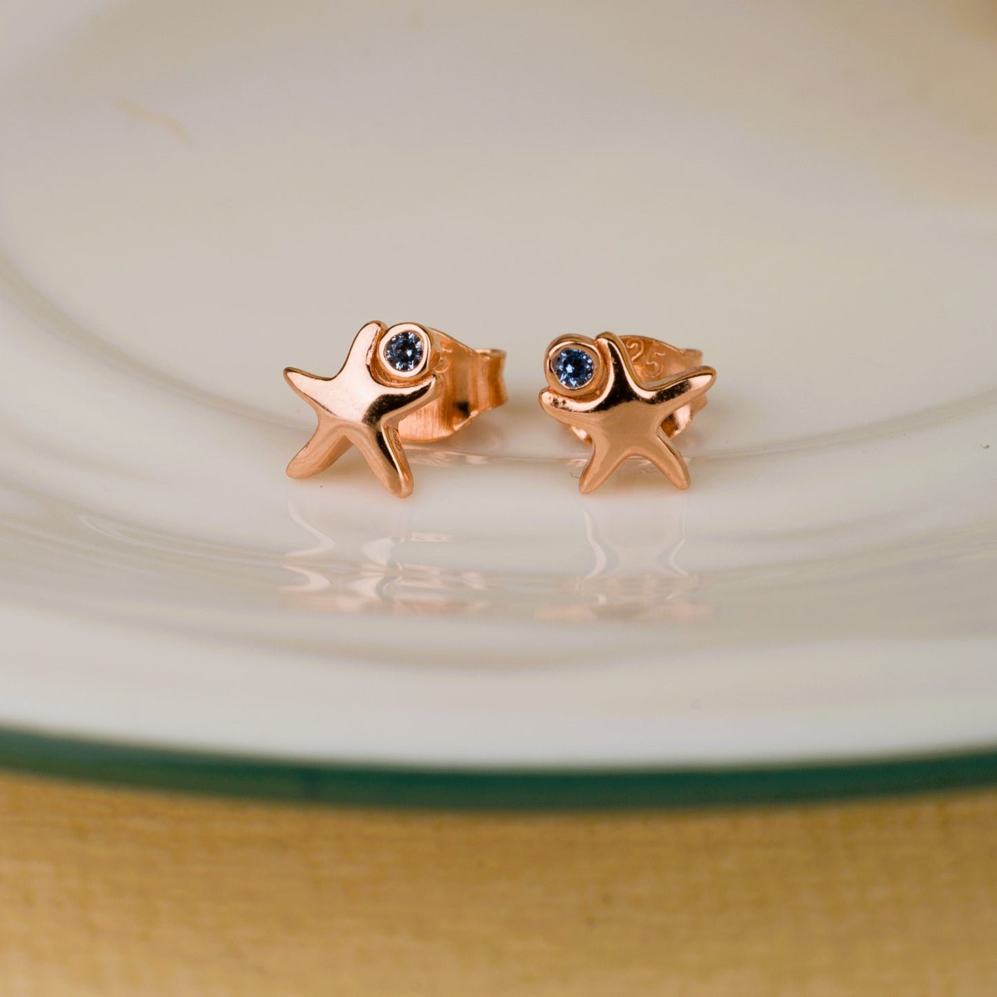 Rosegold Star Earrings