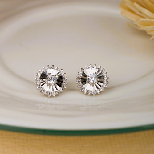 Bloom Silver Earrings