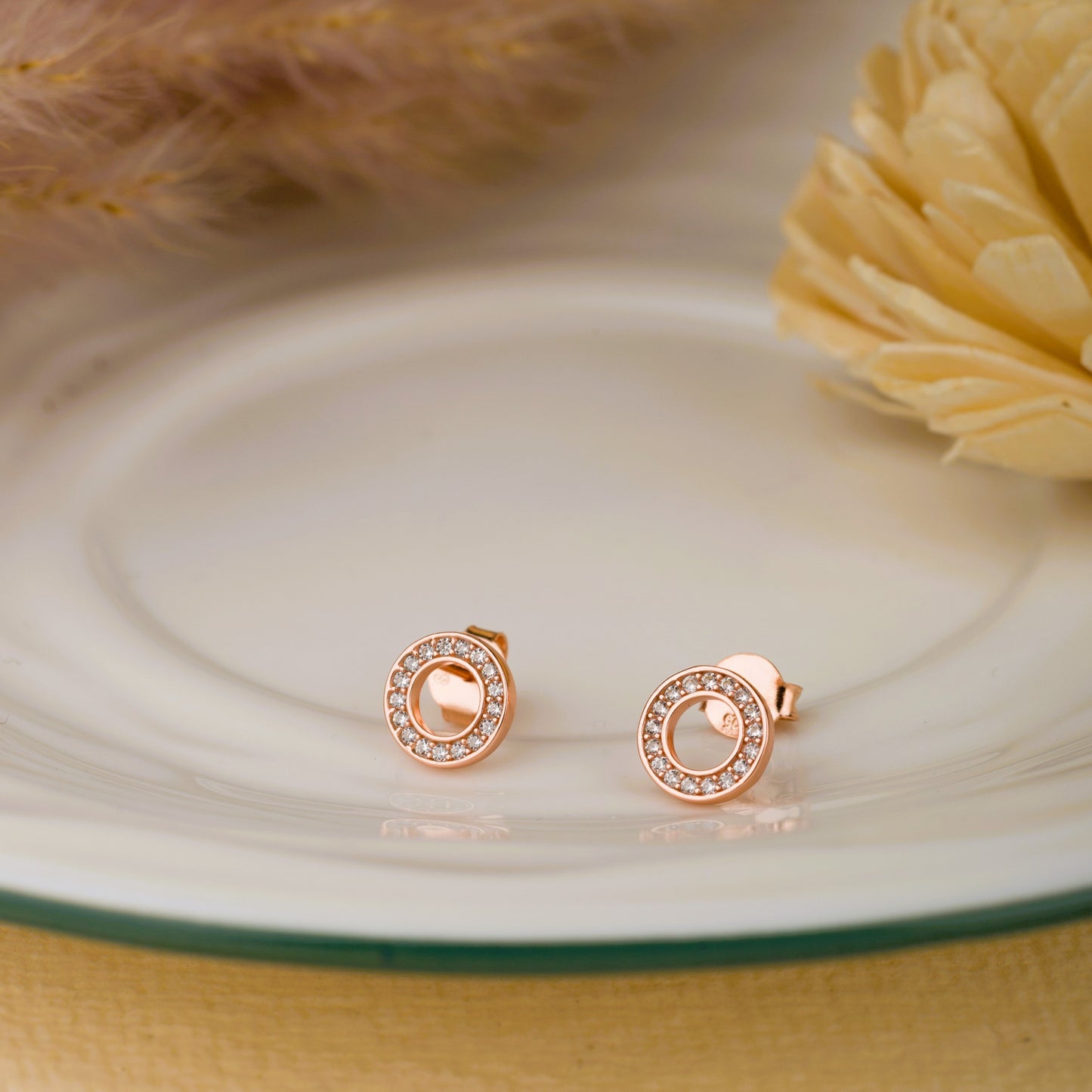 Rosegold Encircle Earrings